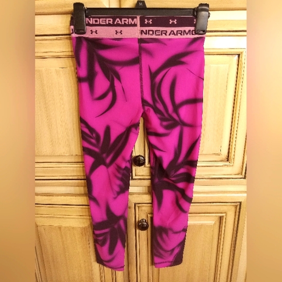 Under Armour Girls Leggings -‎ New - Youth Medium! - Picture 3 of 4